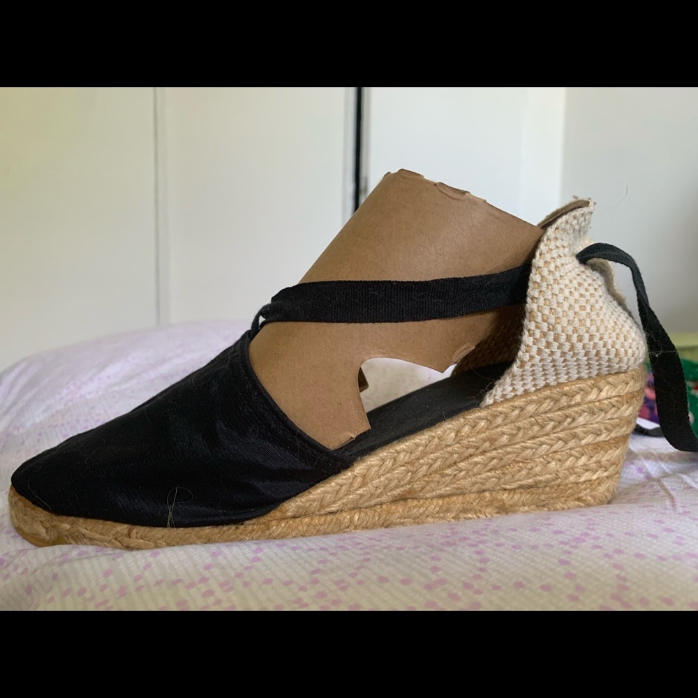 Spanish Calzados Fernández espadrilles, black, size 40 - Picture 2 of 6